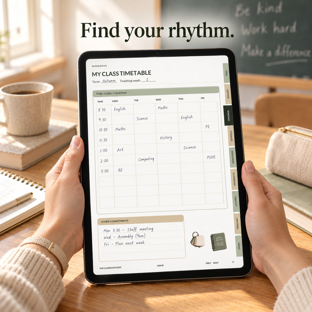 Digital Teacher Planner & Classroom Organizer