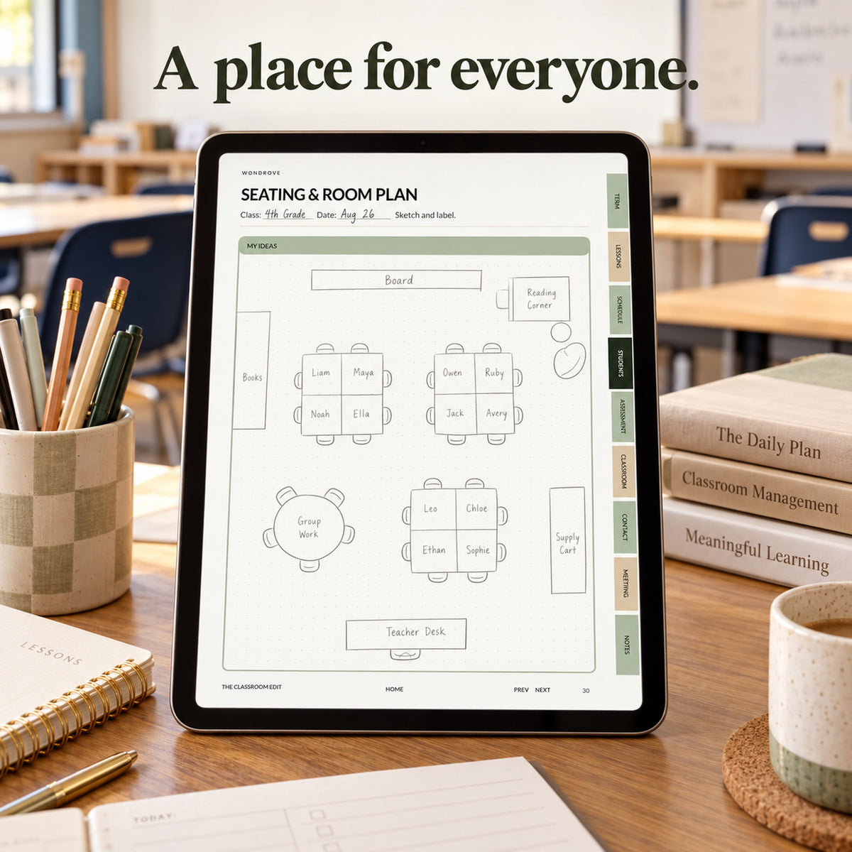 Digital Teacher Planner & Classroom Organizer