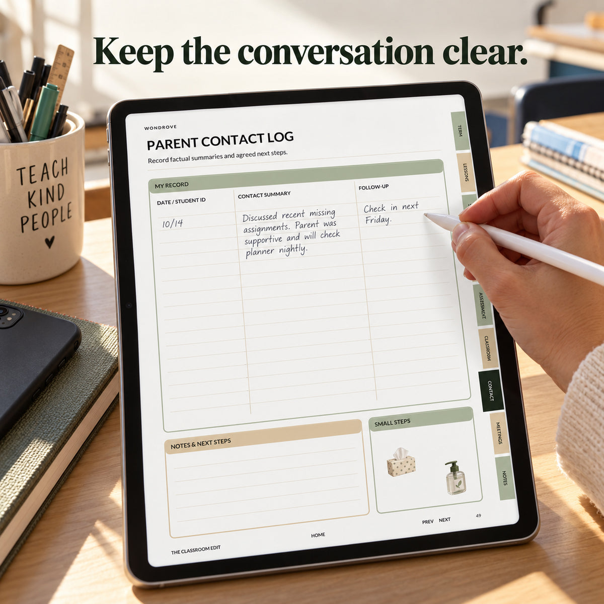 Digital Teacher Planner & Classroom Organizer