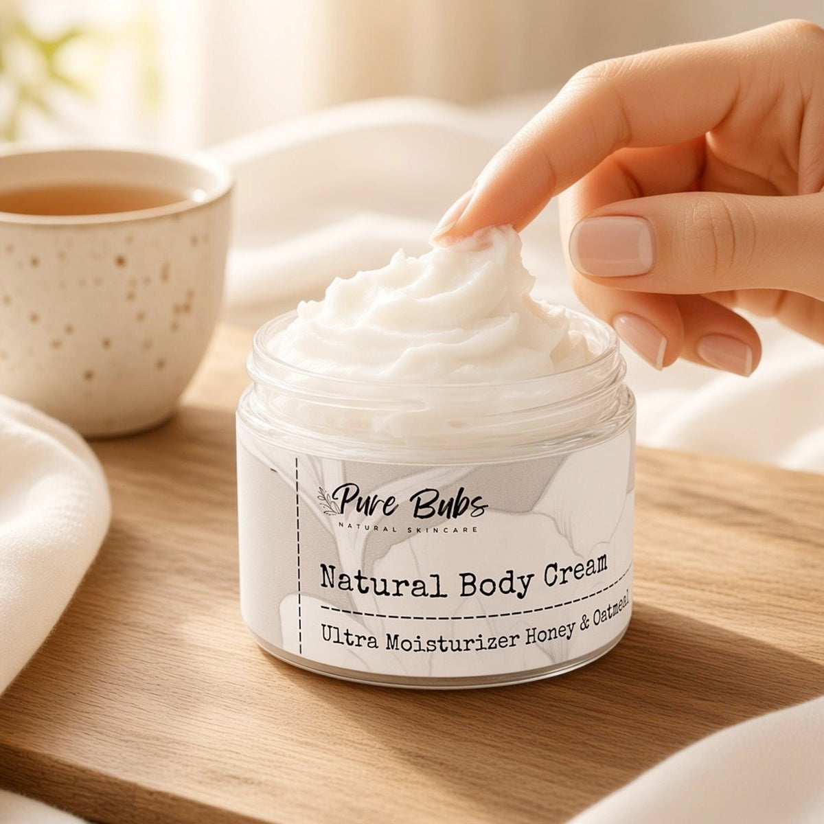 Honey and Oatmeal Moisturizer Body Cream - PureBubs