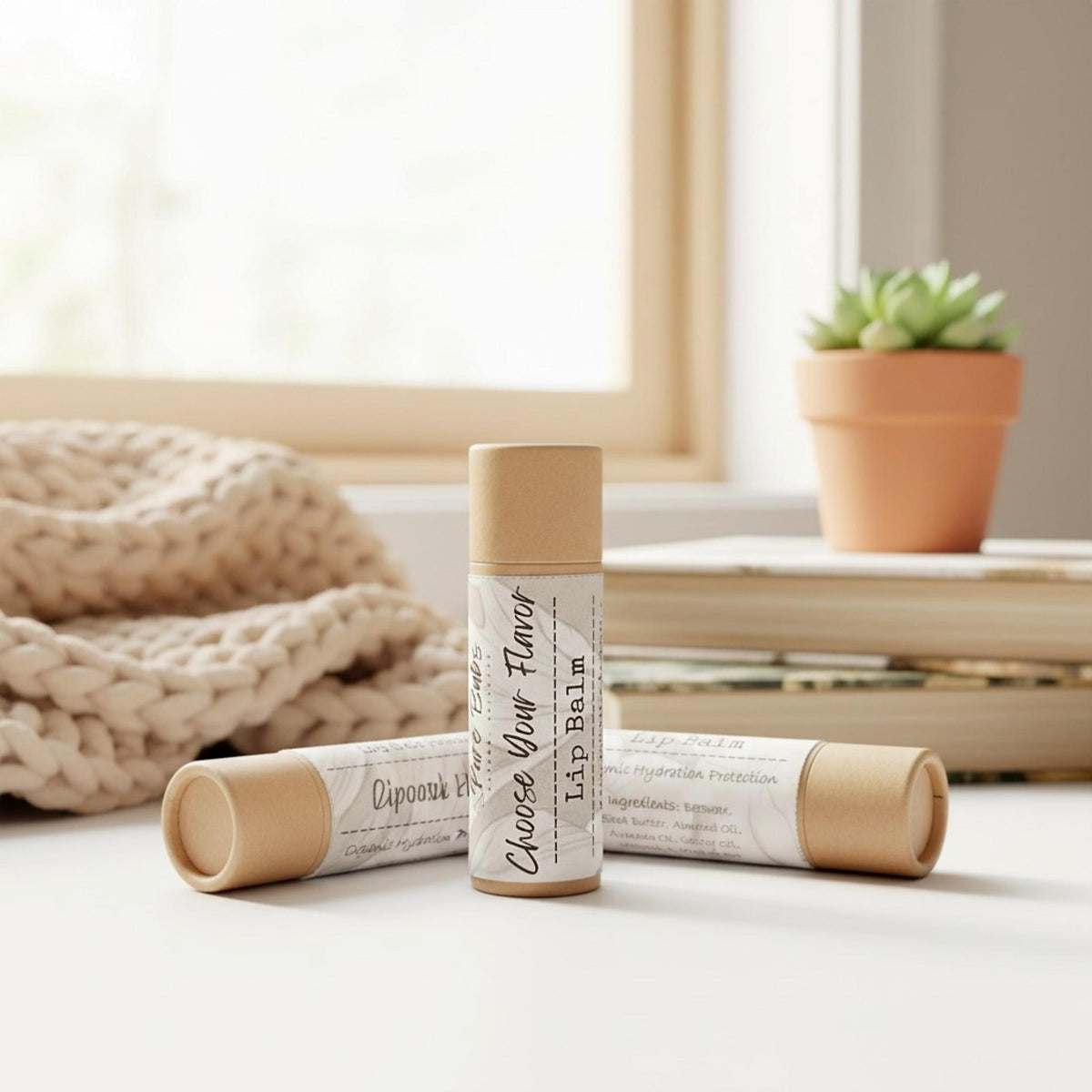 Natural Lip Balm – Choose Your Flavor