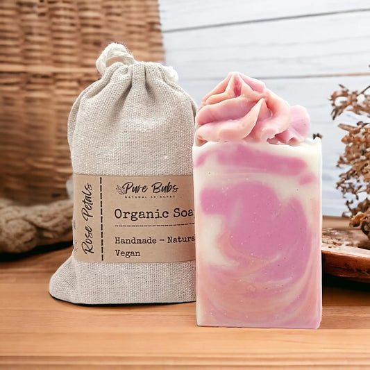 Rose Petals Natural Soap - PureBubs