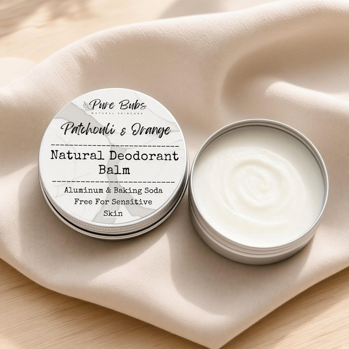 Patchouli and Orange Natural Deodorant - PureBubs