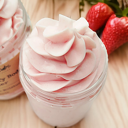 Strawberry Fluffy Organic Body Butter - PureBubs