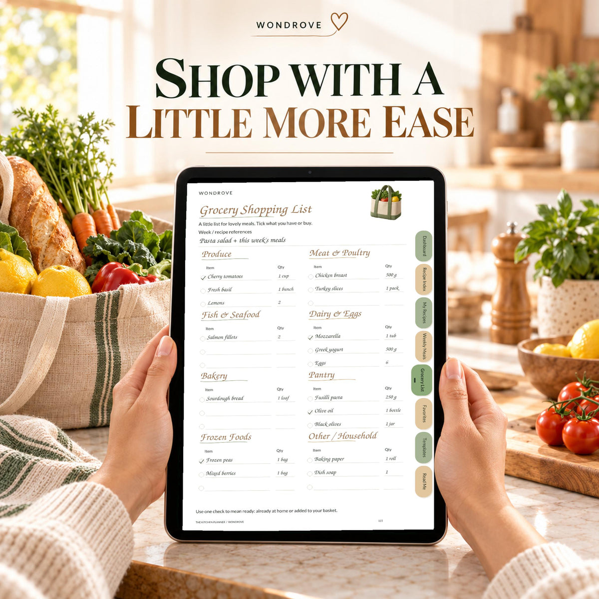 Digital Recipe Book & Kitchen Planner