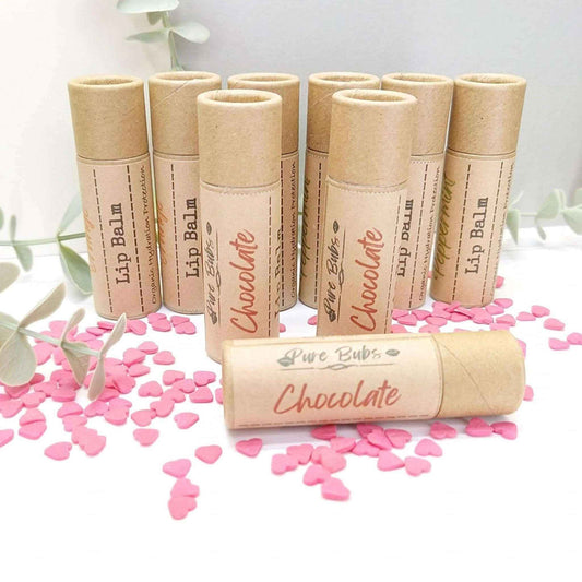 Chocolate Natural Lip Balm - PureBubs