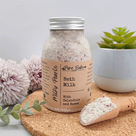 Oatmeal and Coconut Milk Bath Salts - PureBubs