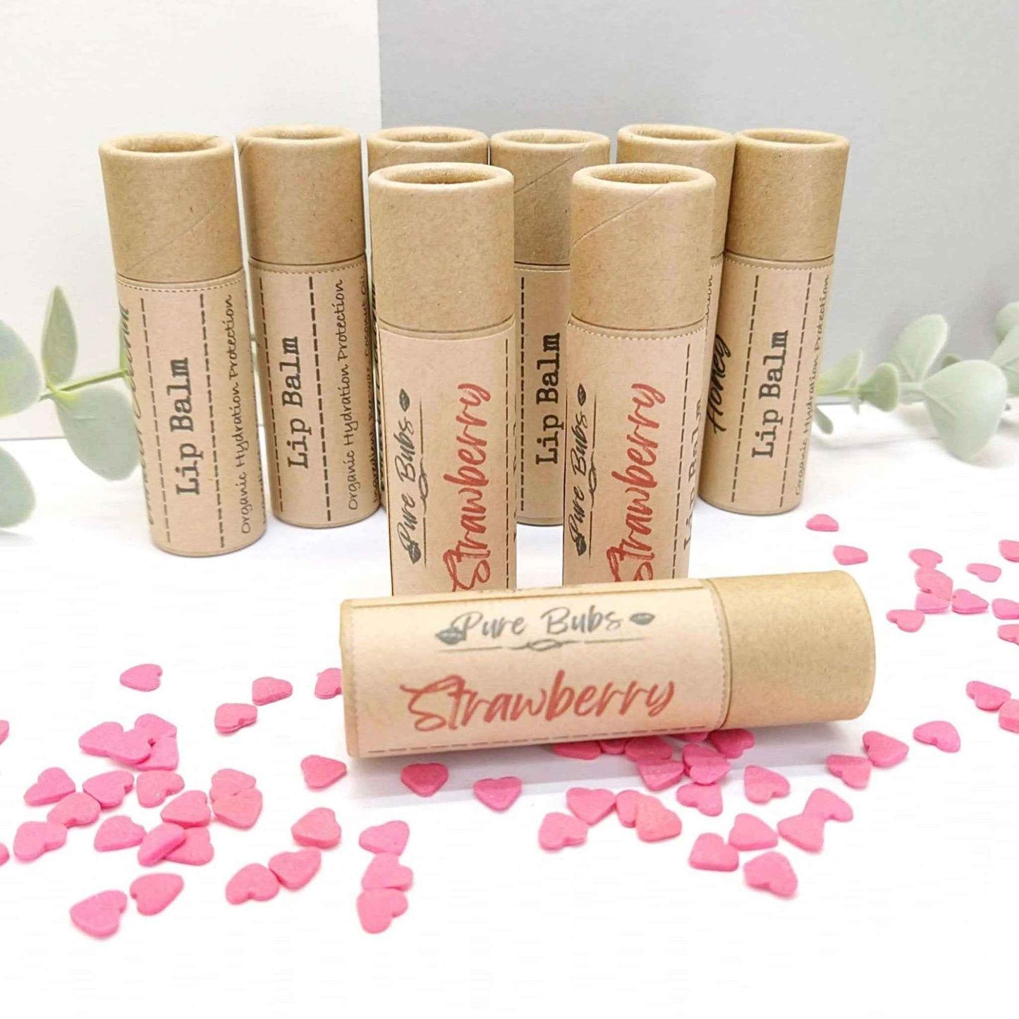 Strawberry Natural Lip Balm - PureBubs