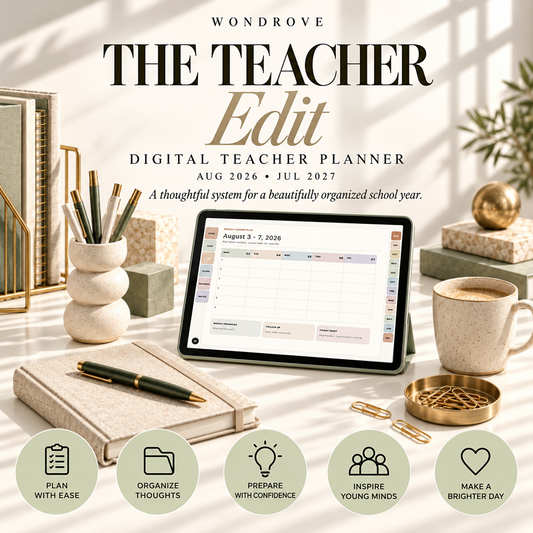 Digital Teacher Planner 2026–2027 - PureBubs