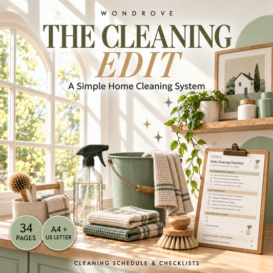 Cleaning Checklist & Schedule Printable - PureBubs