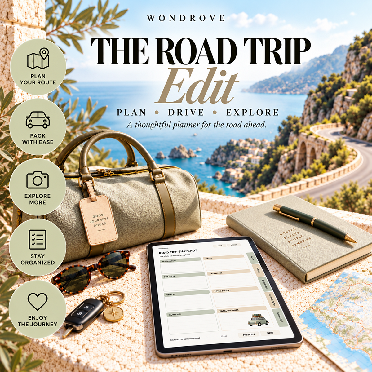 Road Trip Planner - Travel Itinerary, Budget & Packing Tracker - PureBubs