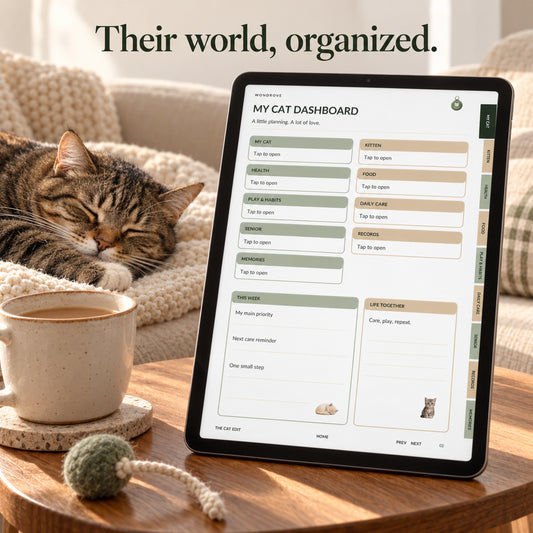 Cat Care Planner & Health Tracker - PureBubs
