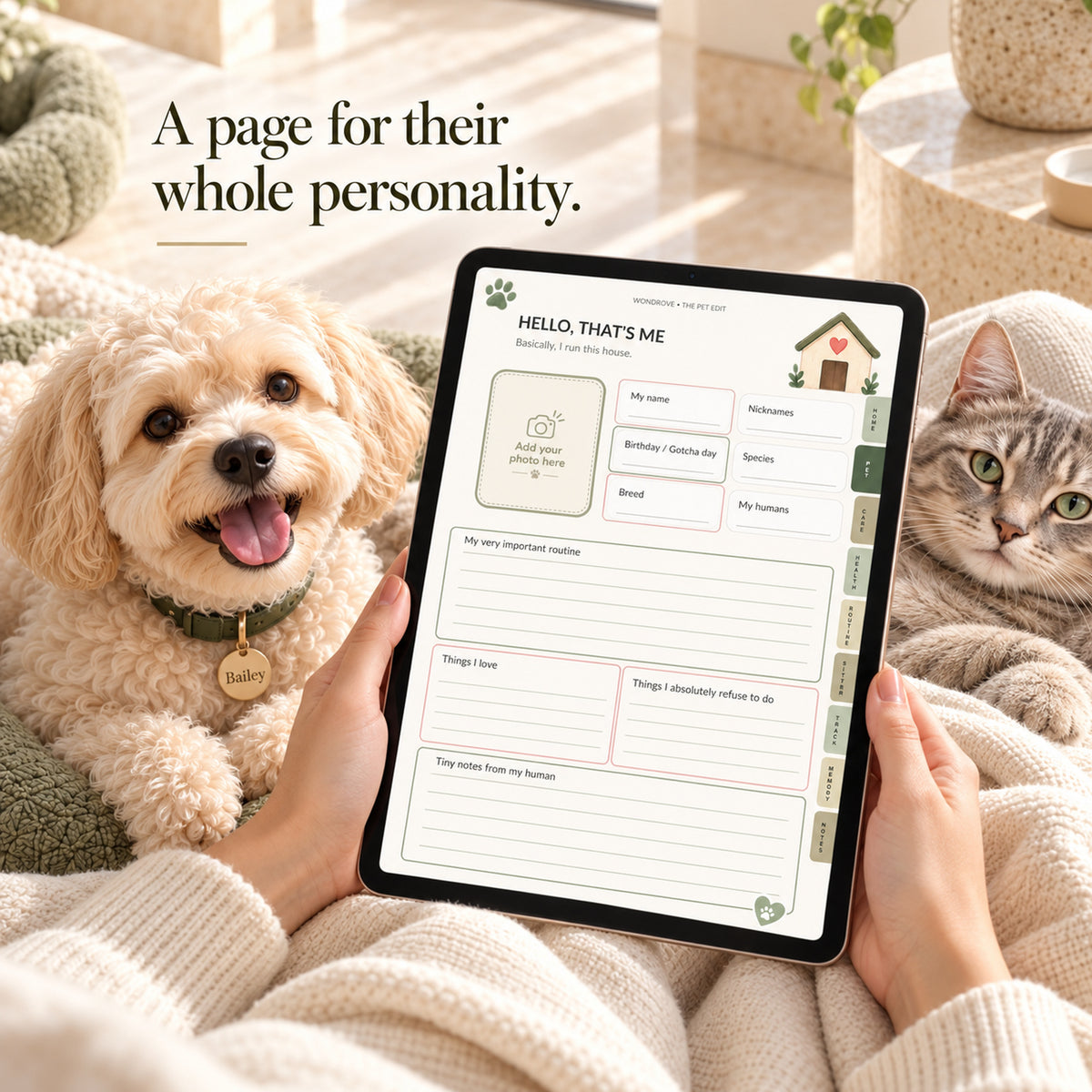 Digital Pet Care Planner & Health Tracker - PureBubs