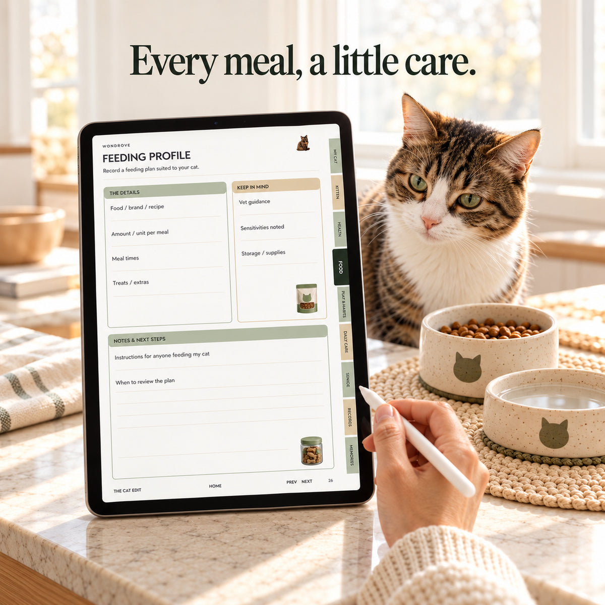 Cat Care Planner & Health Tracker - PureBubs