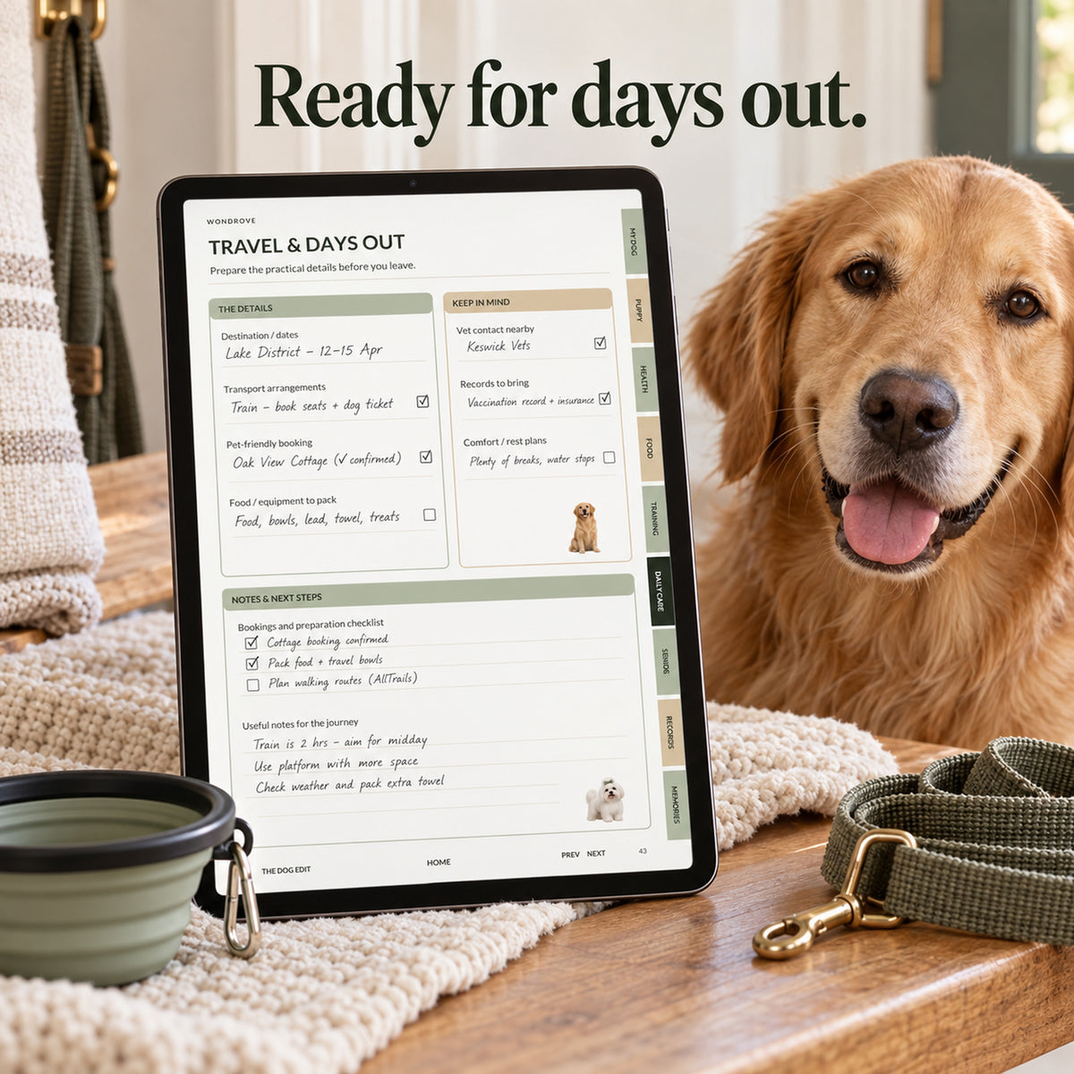 Dog Care Planner & Health Tracker - PureBubs
