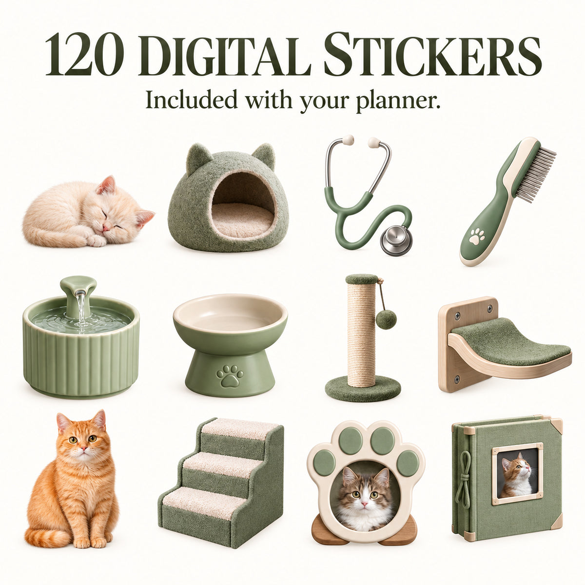 Cat Care Planner & Health Tracker - PureBubs