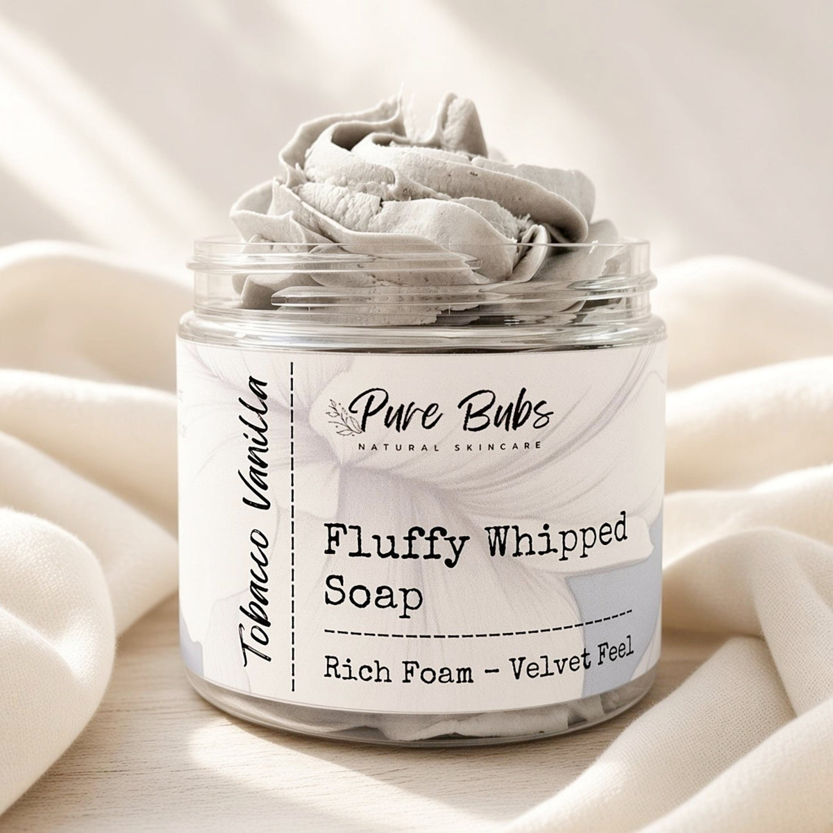 Activated Charcoal Men Whipped Soap - PureBubs