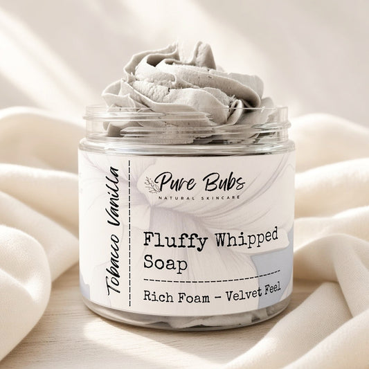 Activated Charcoal Men Whipped Soap - PureBubs