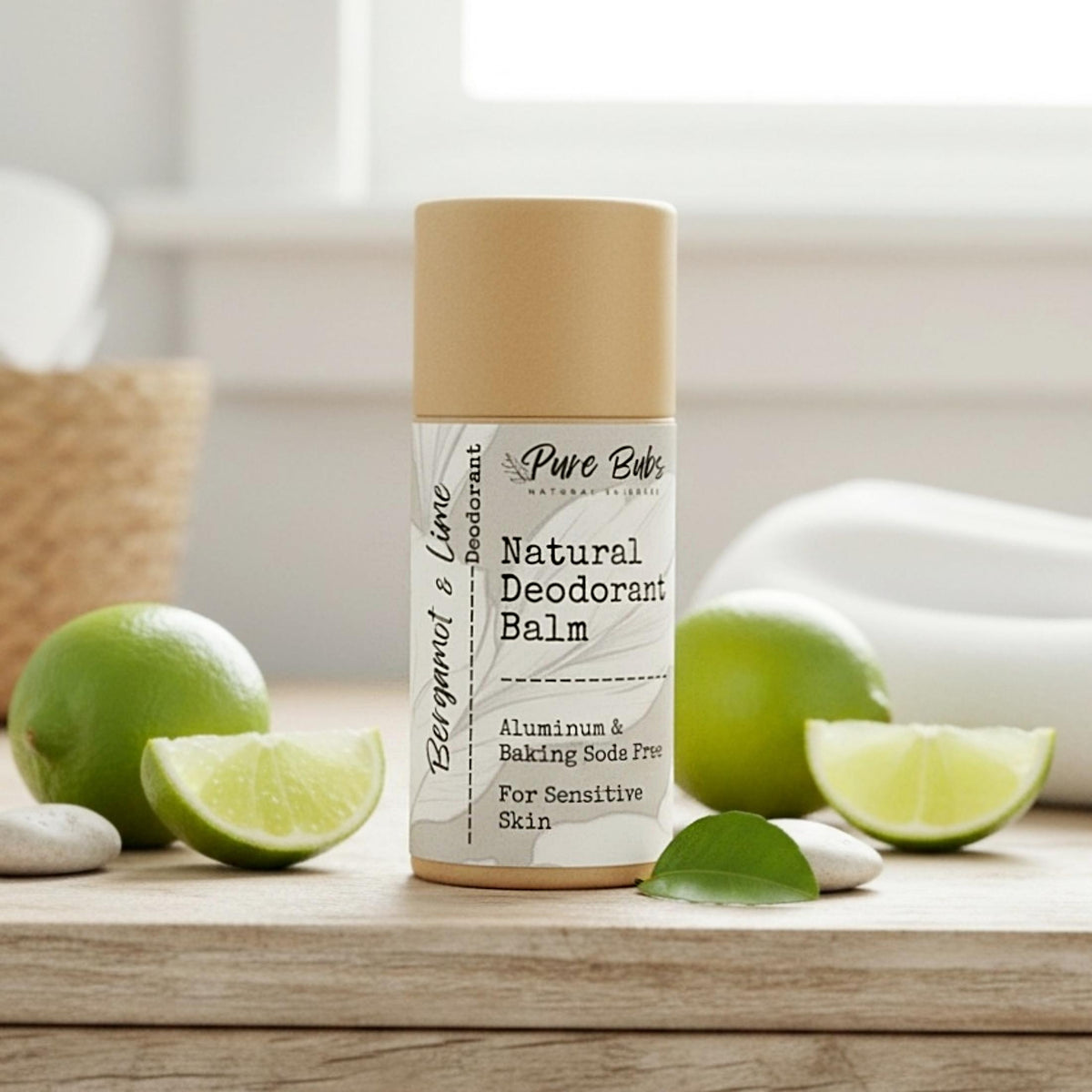 Bergamot and Lime Natural Deodorant