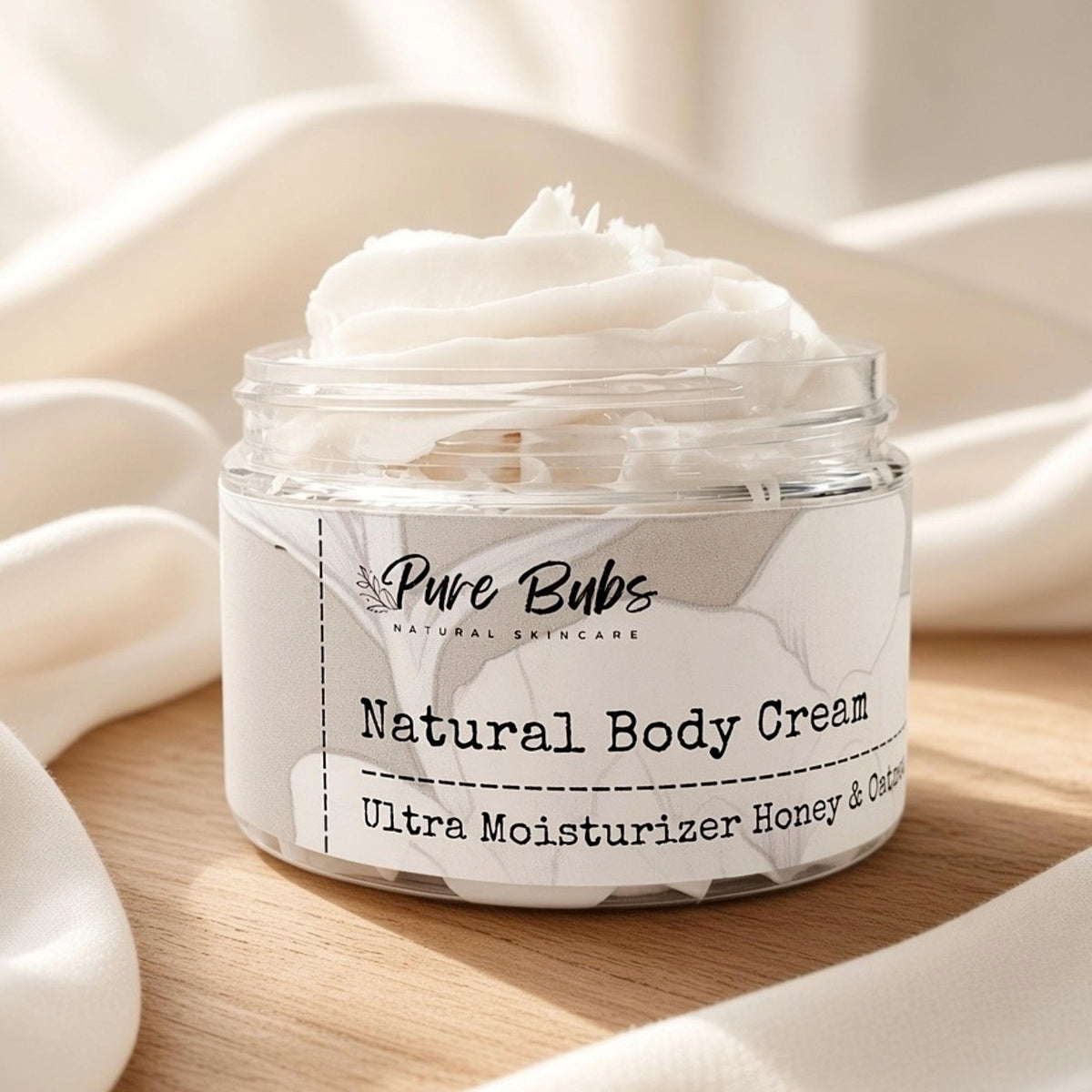 Honey and Oatmeal Moisturizer Body Cream - PureBubs
