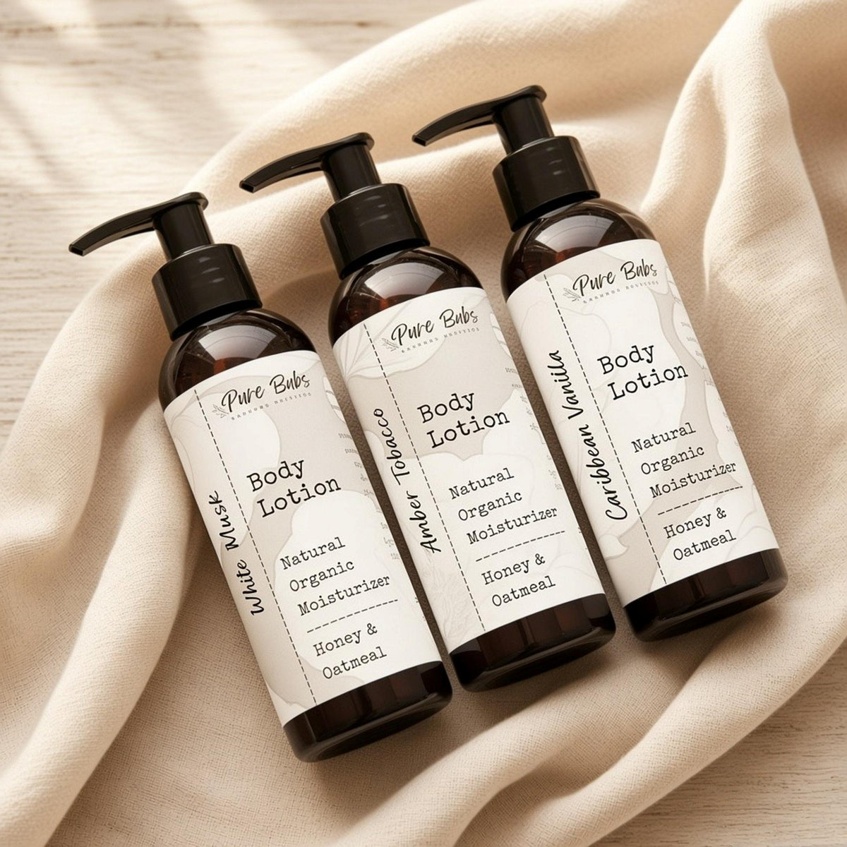 Honey and Oatmeal Natural Body Lotion - PureBubs