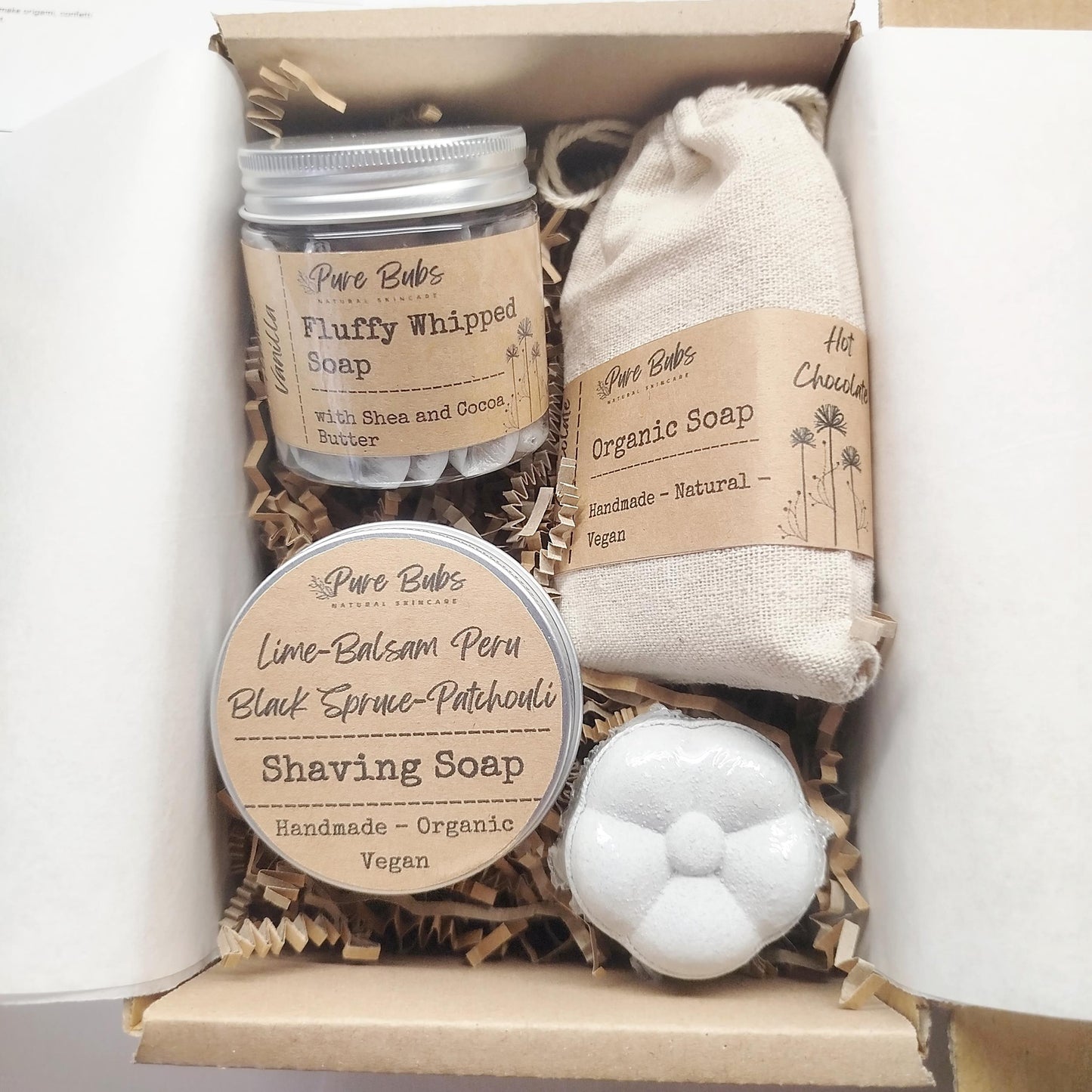 Men Gift Box, Custom Gift for Him, Gift for Friend, Self Care for Men - PureBubs