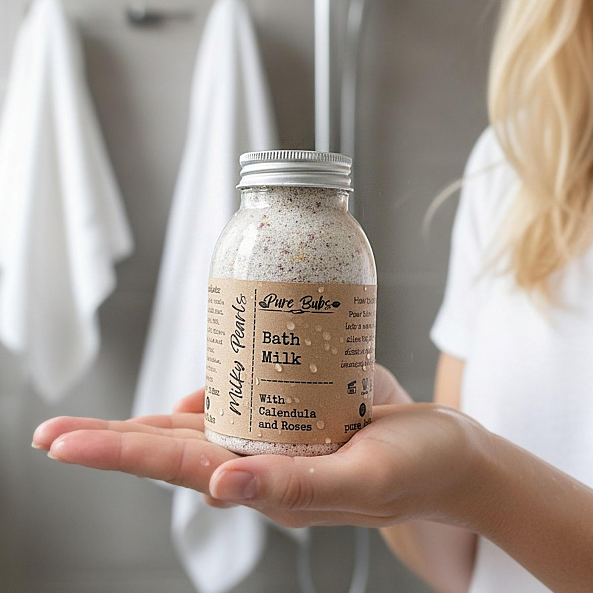 Oatmeal and Coconut Milk Bath Salts - PureBubs