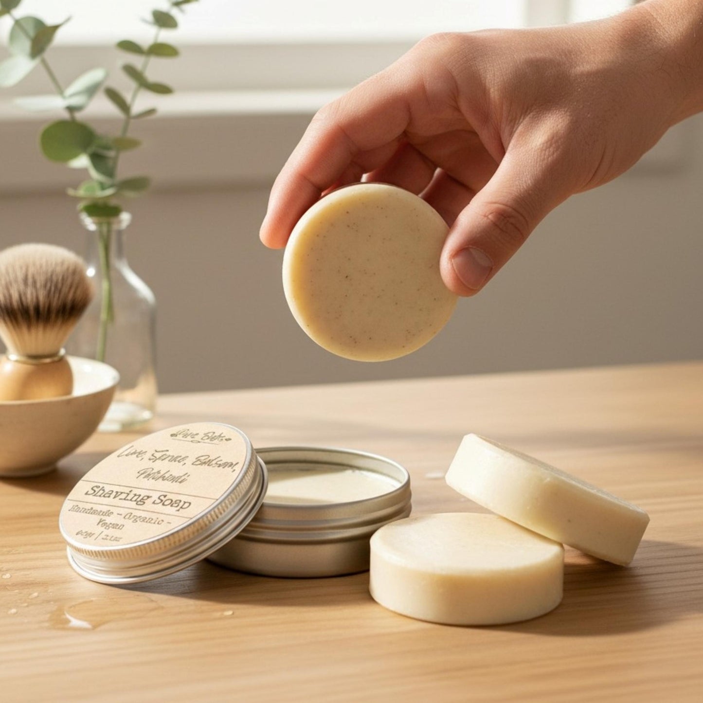 Natural Shaving Soap Bar - PureBubs
