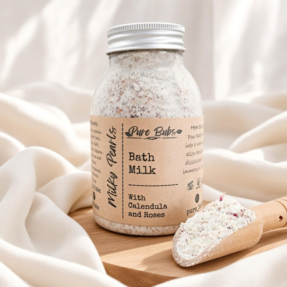 Oatmeal and Coconut Milk Bath Salts - PureBubs