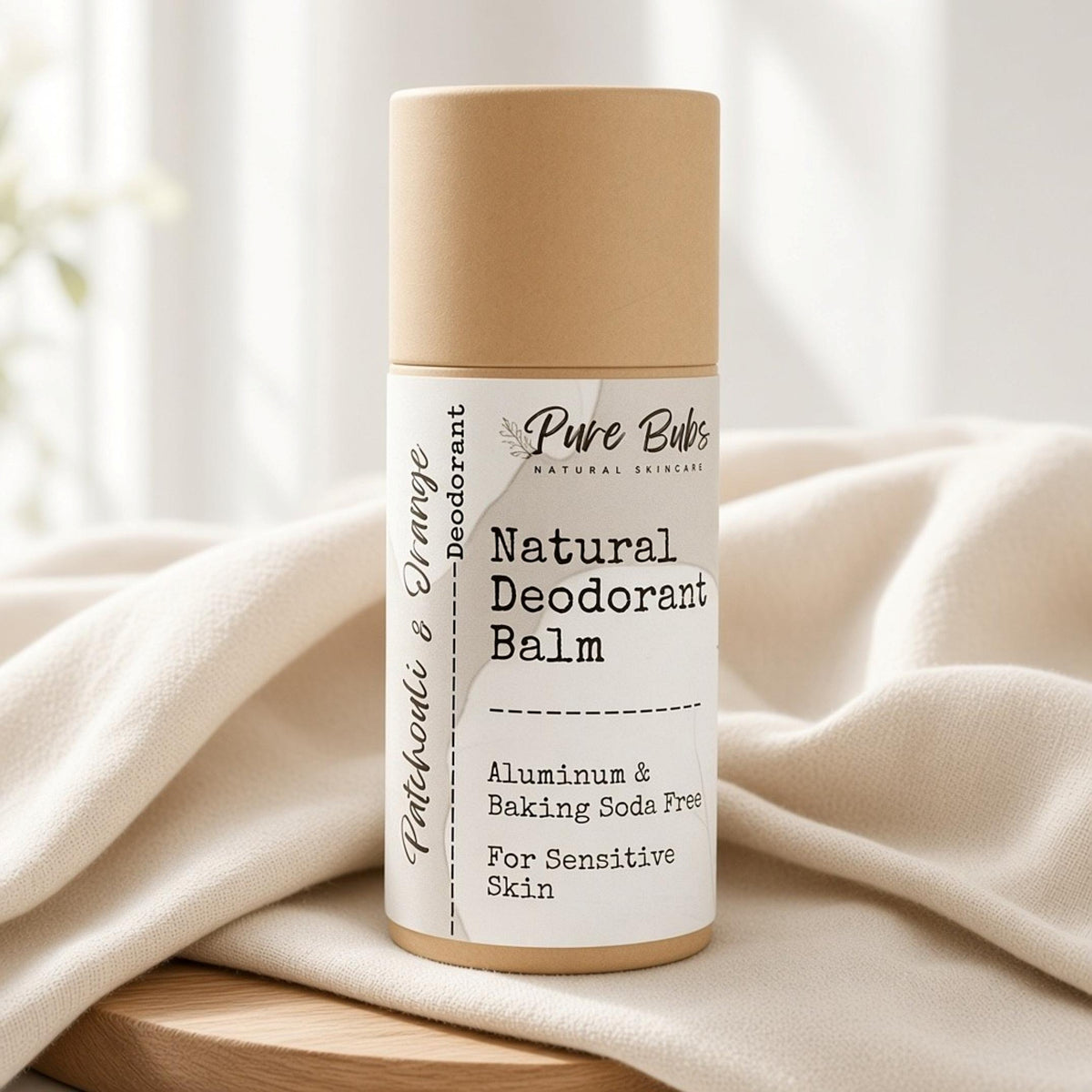 Patchouli and Orange Natural Deodorant - PureBubs