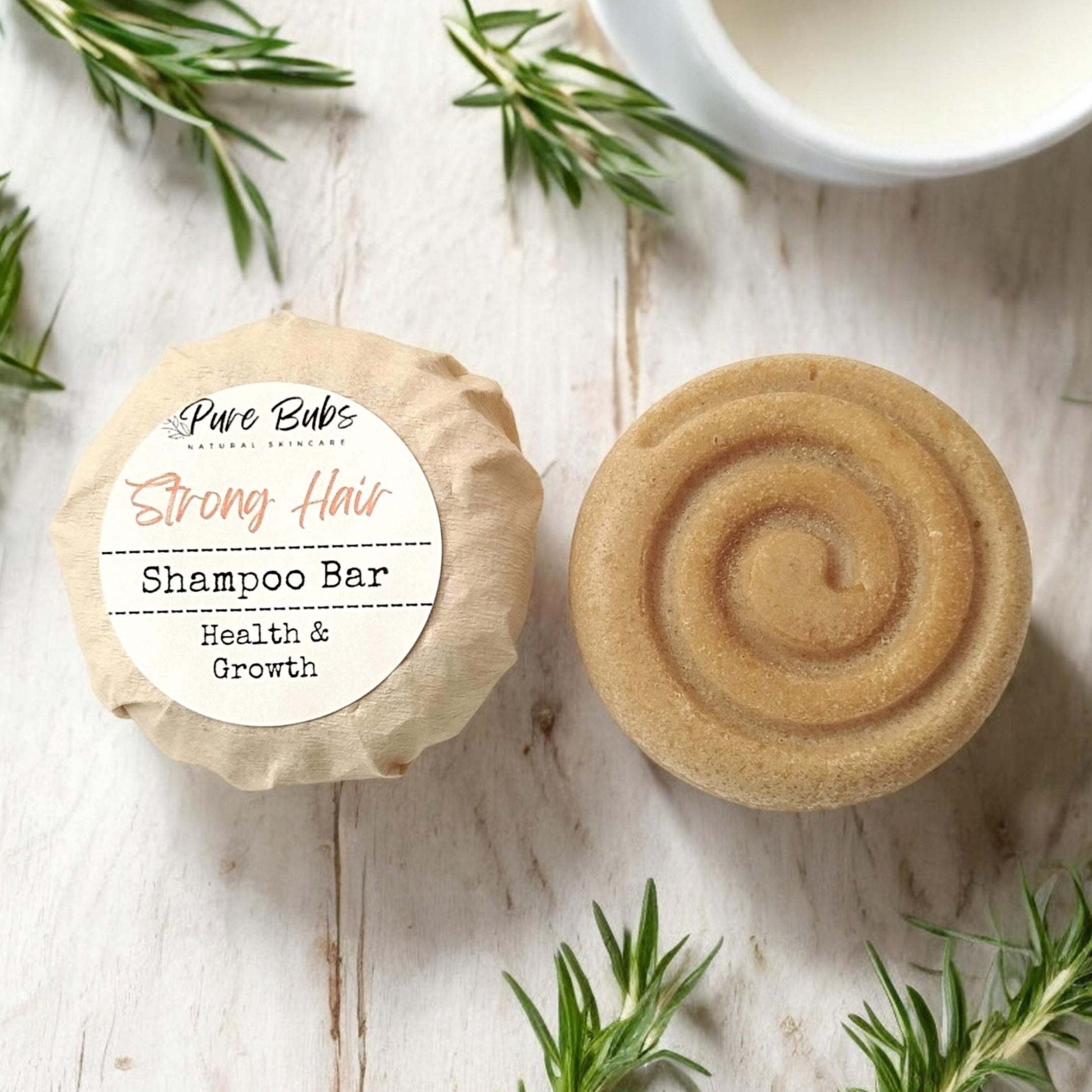 Strong Hair Natural Shampoo Bar - PureBubs