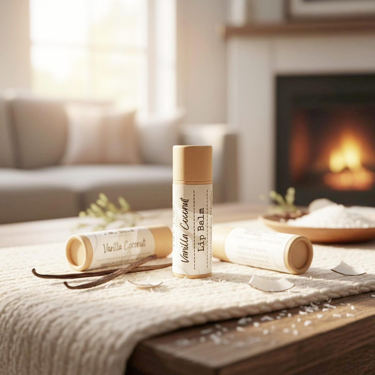 Vanilla Coconut Natural Lip Balm