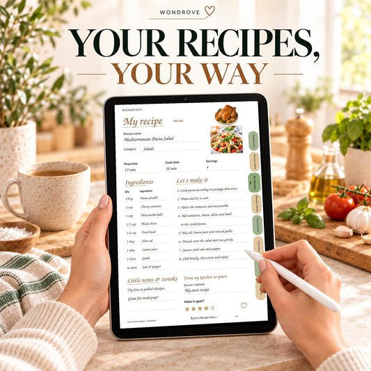 Digital Recipe Book & Kitchen Planner