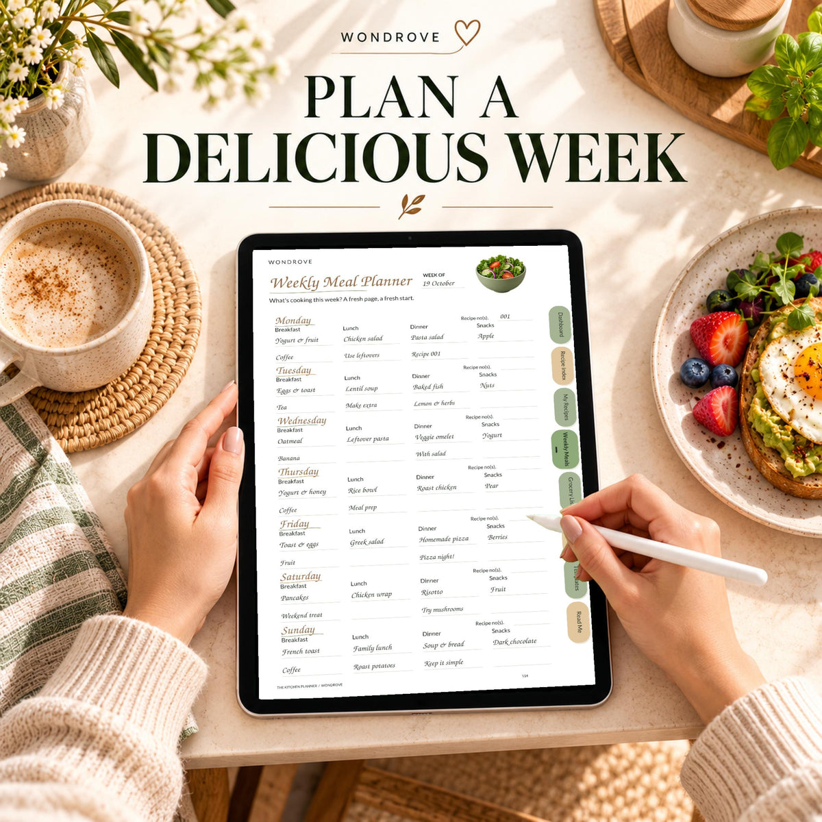 Digital Recipe Book & Kitchen Planner