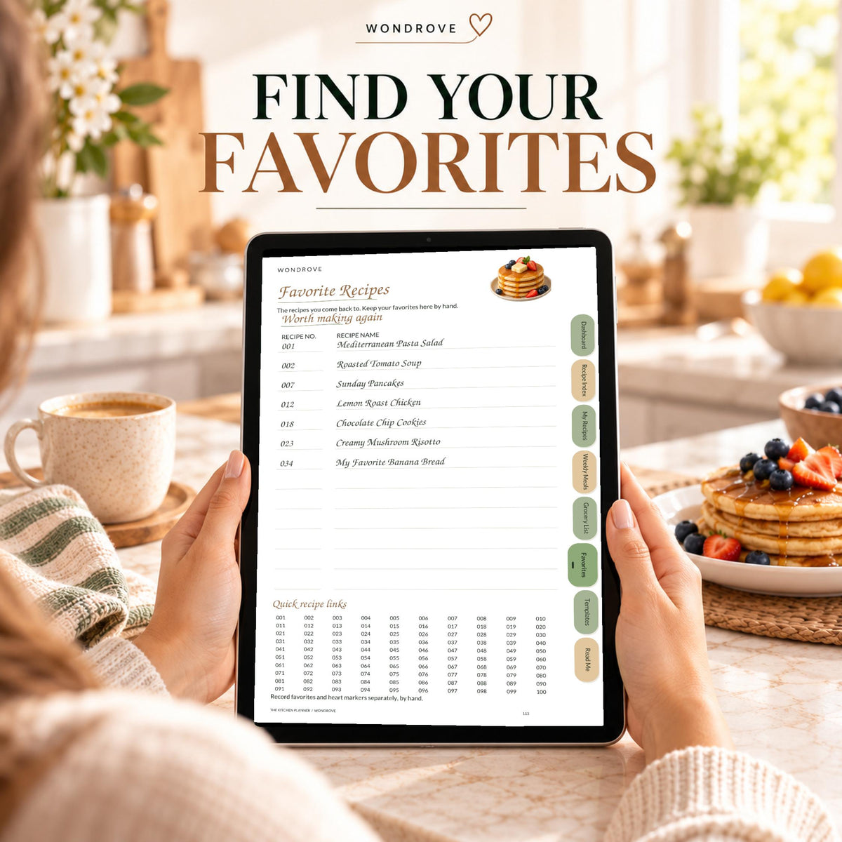 Digital Recipe Book & Kitchen Planner