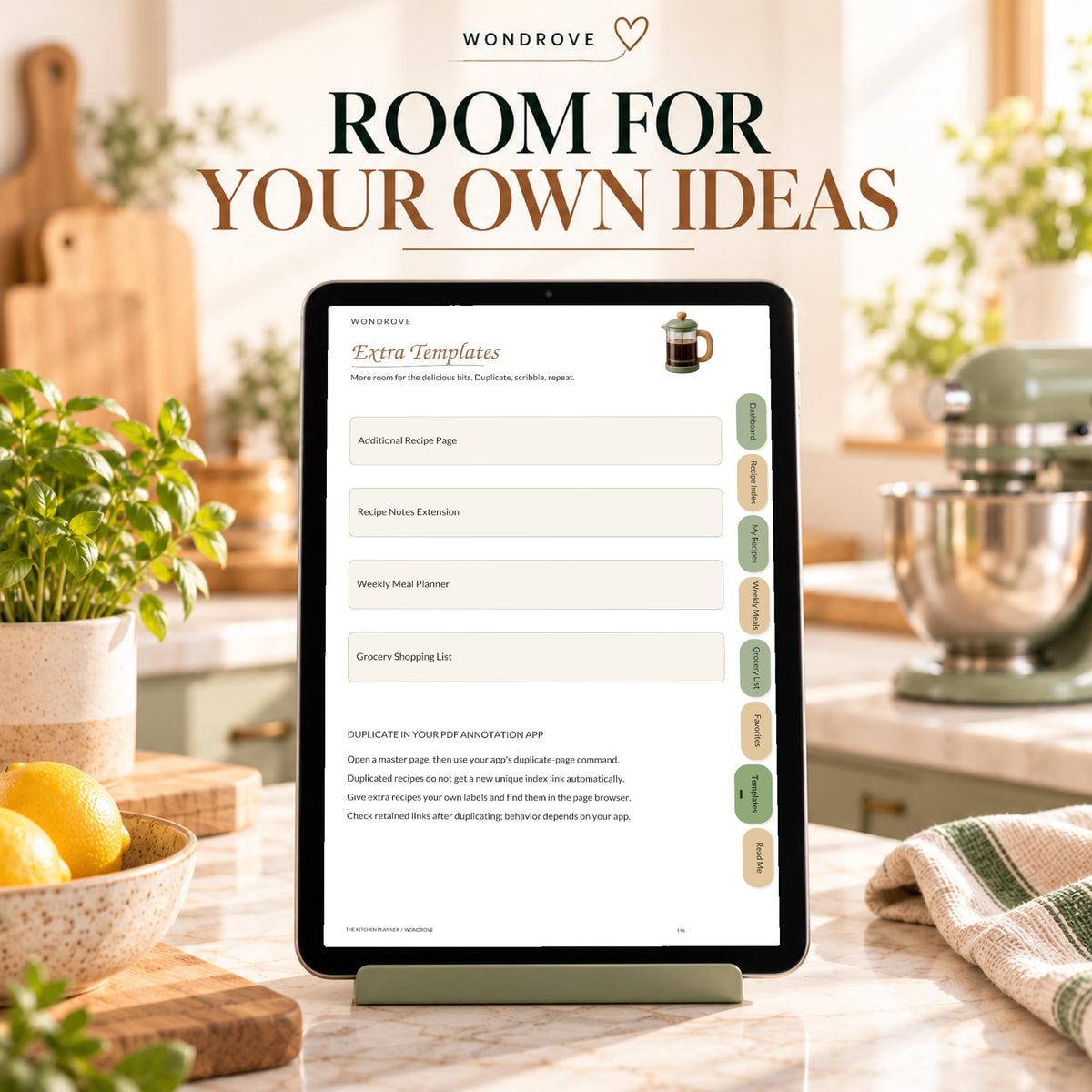 Digital Recipe Book & Kitchen Planner