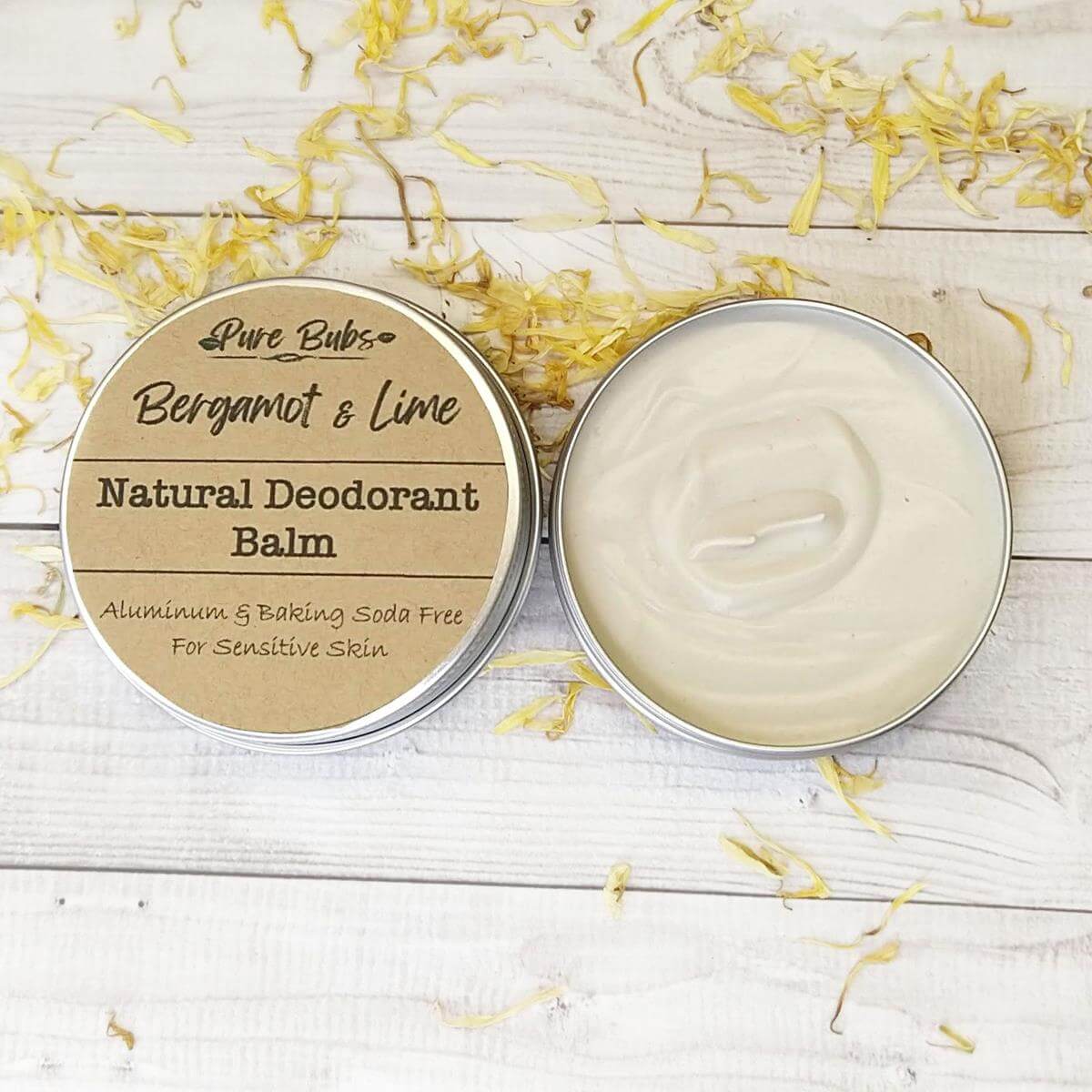 Bergamot & Lime Natural DeodorantPureBubs